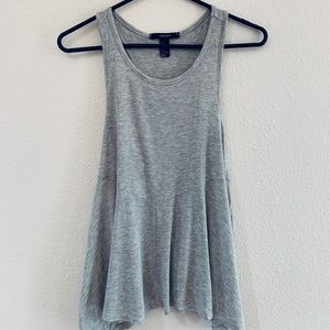 Ribbed swing tank